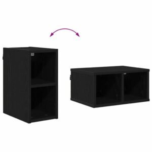 Hanging Cabinet Black Oak 20 x 29,5 x 40 cm Engineered Wood