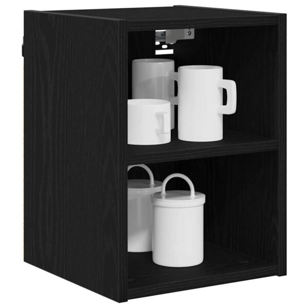 Hanging Cabinet Black Oak 30 x 29,5 x 40 cm Engineered Wood