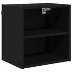 Hanging Cabinet Black Oak 40 x 29,5 x 40 cm Engineered Wood