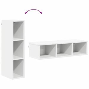 Hanging Cabinet White 20 x 29,5 x 80 cm Engineered Wood