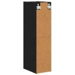 Hanging Cabinet Black Oak 20 x 29,5 x 80 cm Engineered Wood