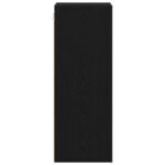 Hanging Cabinet Black Oak 20 x 29,5 x 80 cm Engineered Wood