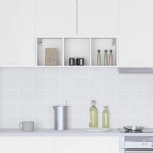 Hanging Cabinet Riga White 30 x 29,5 x 80 cm Engineered Wood