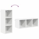 Hanging Cabinet Riga White 30 x 29,5 x 80 cm Engineered Wood