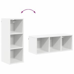 Hanging Cabinet Riga White 30 x 29,5 x 80 cm Engineered Wood