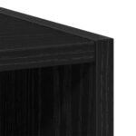 Hanging Cabinet Black Oak 30 x 29,5 x 80 cm Engineered Wood