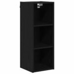Hanging Cabinet Black Oak 30 x 29,5 x 80 cm Engineered Wood