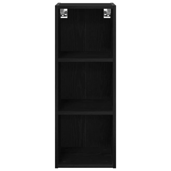 Hanging Cabinet Black Oak 30 x 29,5 x 80 cm Engineered Wood