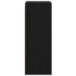 Hanging Cabinet Black Oak 30 x 29,5 x 80 cm Engineered Wood