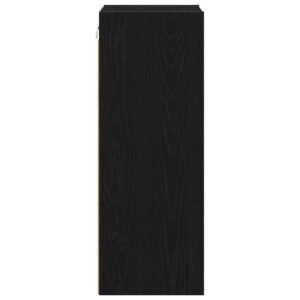 Hanging Cabinet Black Oak 30 x 29,5 x 80 cm Engineered Wood