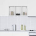 Hanging Cabinet White 40 x 29,5 x 80 cm Engineered Wood