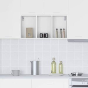 Hanging Cabinet White 40 x 29,5 x 80 cm Engineered Wood