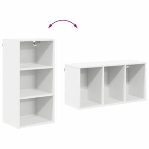 Hanging Cabinet White 40 x 29,5 x 80 cm Engineered Wood