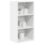 Hanging Cabinet White 40 x 29,5 x 80 cm Engineered Wood