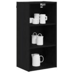 Hanging Cabinet Black Oak 40 x 29,5 x 80 cm Engineered Wood