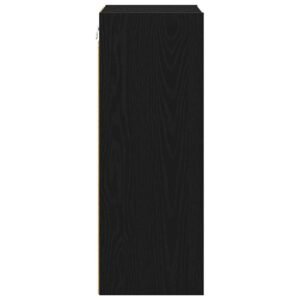 Hanging Cabinet Black Oak 40 x 29,5 x 80 cm Engineered Wood