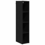 Hanging Cabinet Black Oak 20 x 29,5 x 100 cm Engineered Wood