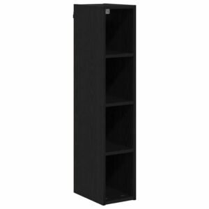 Hanging Cabinet Black Oak 20 x 29,5 x 100 cm Engineered Wood
