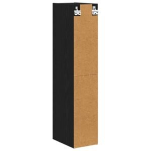 Hanging Cabinet Black Oak 20 x 29,5 x 100 cm Engineered Wood