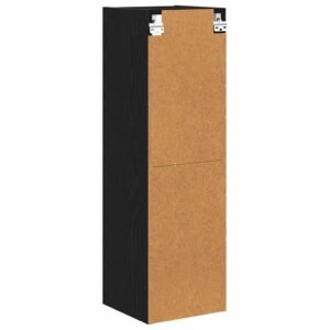 Hanging Cabinet Black Oak 30 x 29,5 x 100 cm Engineered Wood