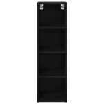 Hanging Cabinet Black Oak 30 x 29,5 x 100 cm Engineered Wood