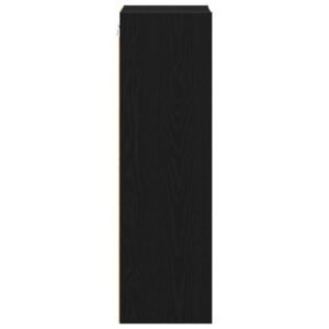 Hanging Cabinet Black Oak 30 x 29,5 x 100 cm Engineered Wood