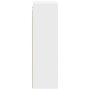 Hanging Cabinet White 40 x 29,5 x 100 cm Engineered Wood