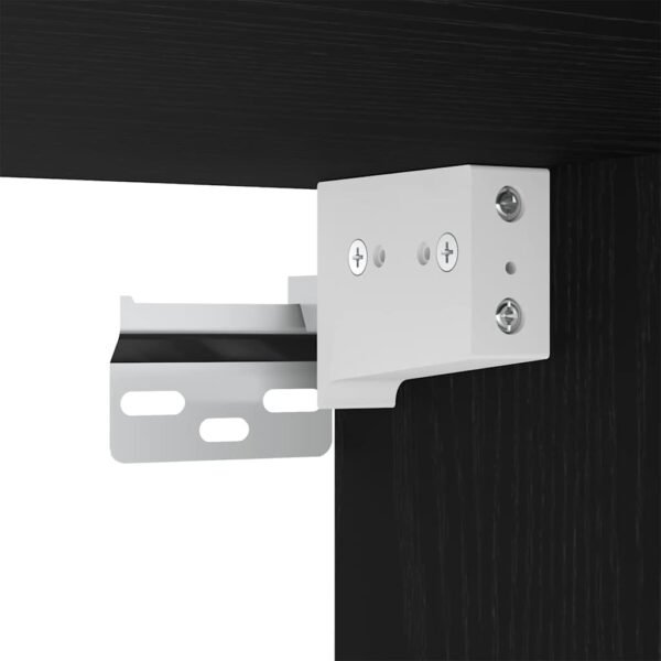 Hanging Cabinet Black Oak 40 x 29,5 x 100 cm Engineered Wood