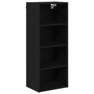 Hanging Cabinet Black Oak 40 x 29,5 x 100 cm Engineered Wood