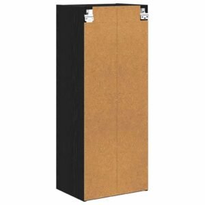 Hanging Cabinet Black Oak 40 x 29,5 x 100 cm Engineered Wood