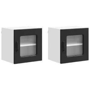 Dishwasher Panel Kalmar 2 pcs Black 40 x 31 x 40 cm