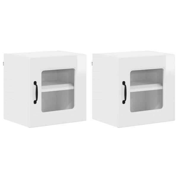 Dishwasher Panel Kalmar 2 pcs High Gloss White 40 x 31 x 40 cm