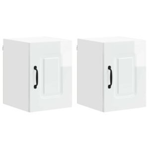 Dishwasher Panel Kalmar 2 pcs High Gloss White 30 x 31 x 40 cm