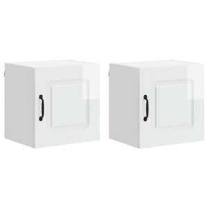 Dishwasher Panel Kalmar 2 pcs High Gloss White 40 x 31 x 40 cm