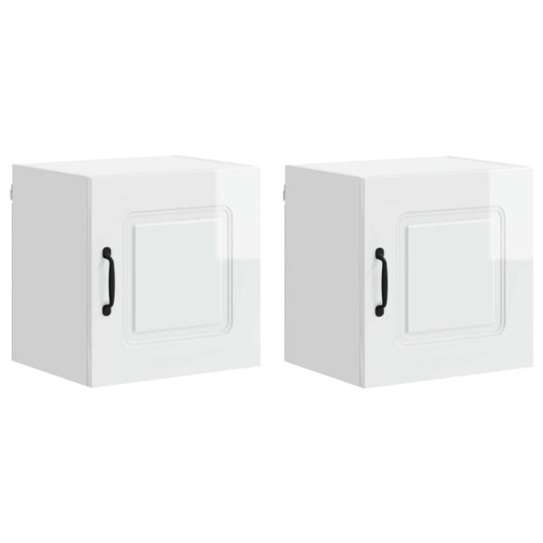 Dishwasher Panel Kalmar 2 pcs High Gloss White 40 x 31 x 40 cm