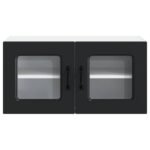 Dishwasher Panel Kalmar Black 80 x 31 x 40 cm Engineered Wood
