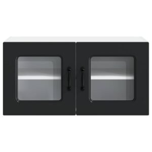 Dishwasher Panel Kalmar Black 80 x 31 x 40 cm Engineered Wood