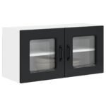 Dishwasher Panel Kalmar Black 80 x 31 x 40 cm Engineered Wood