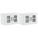 Dishwasher Panel Kalmar 2 pcs High Gloss White 60 x 31 x 40 cm