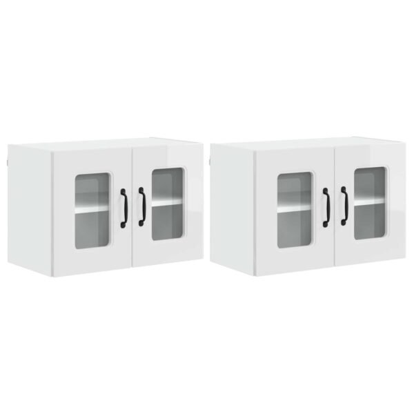 Dishwasher Panel Kalmar 2 pcs High Gloss White 60 x 31 x 40 cm
