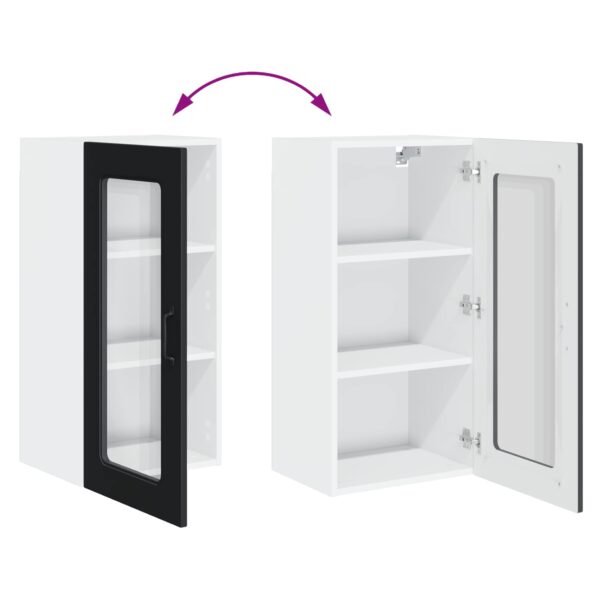 Dishwasher Panel Kalmar Black 40 x 31 x 80 cm Engineered Wood