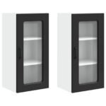 Dishwasher Panel Kalmar 2 pcs Black 40 x 31 x 80 cm