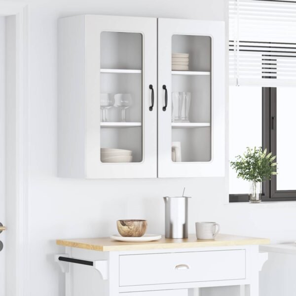 Dishwasher Panel Kalmar 2 pcs High Gloss White 40 x 31 x 80 cm