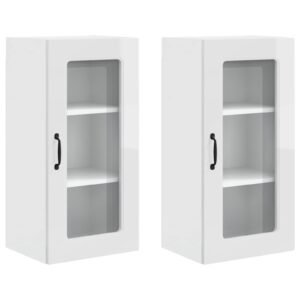 Dishwasher Panel Kalmar 2 pcs High Gloss White 40 x 31 x 80 cm