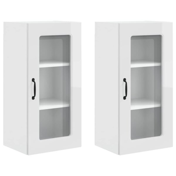 Dishwasher Panel Kalmar 2 pcs High Gloss White 40 x 31 x 80 cm