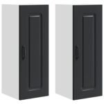 Dishwasher Panel Kalmar 2 pcs Black 30 x 31 x 80 cm