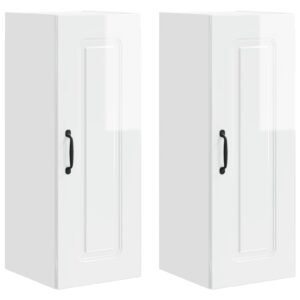 Dishwasher Panel Kalmar 2 pcs High Gloss White 30 x 31 x 80 cm
