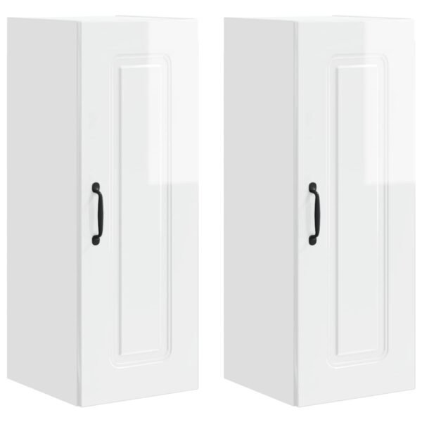 Dishwasher Panel Kalmar 2 pcs High Gloss White 30 x 31 x 80 cm