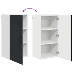 Dishwasher Panel Kalmar Black 40 x 31 x 80 cm Engineered Wood
