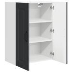 Dishwasher Panel Kalmar Black 60 x 31 x 80 cm Engineered Wood